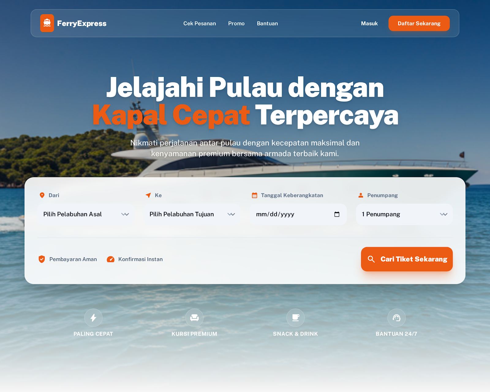 FerryExpress - Booking Tiket Kapal Cepat