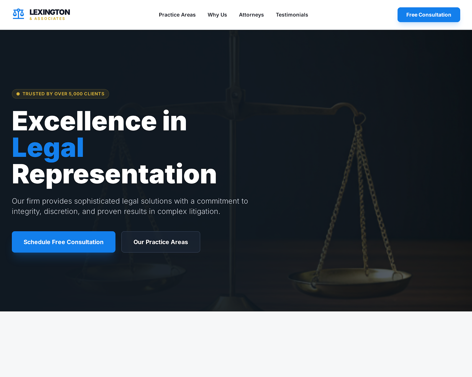 Lexington & Associates - Landing Page