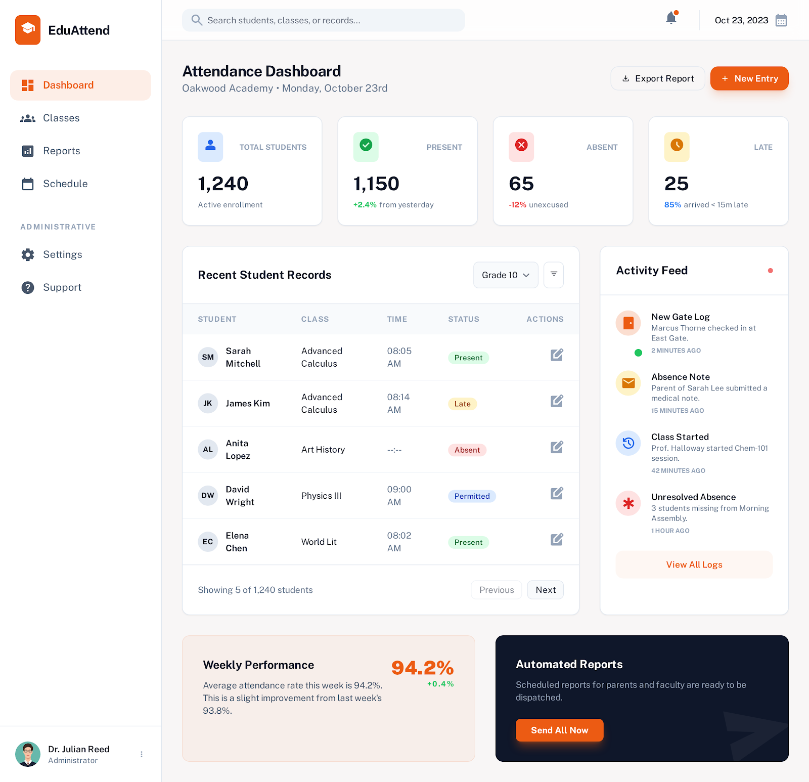 EduAttend - Aplikasi Absensi Siswa